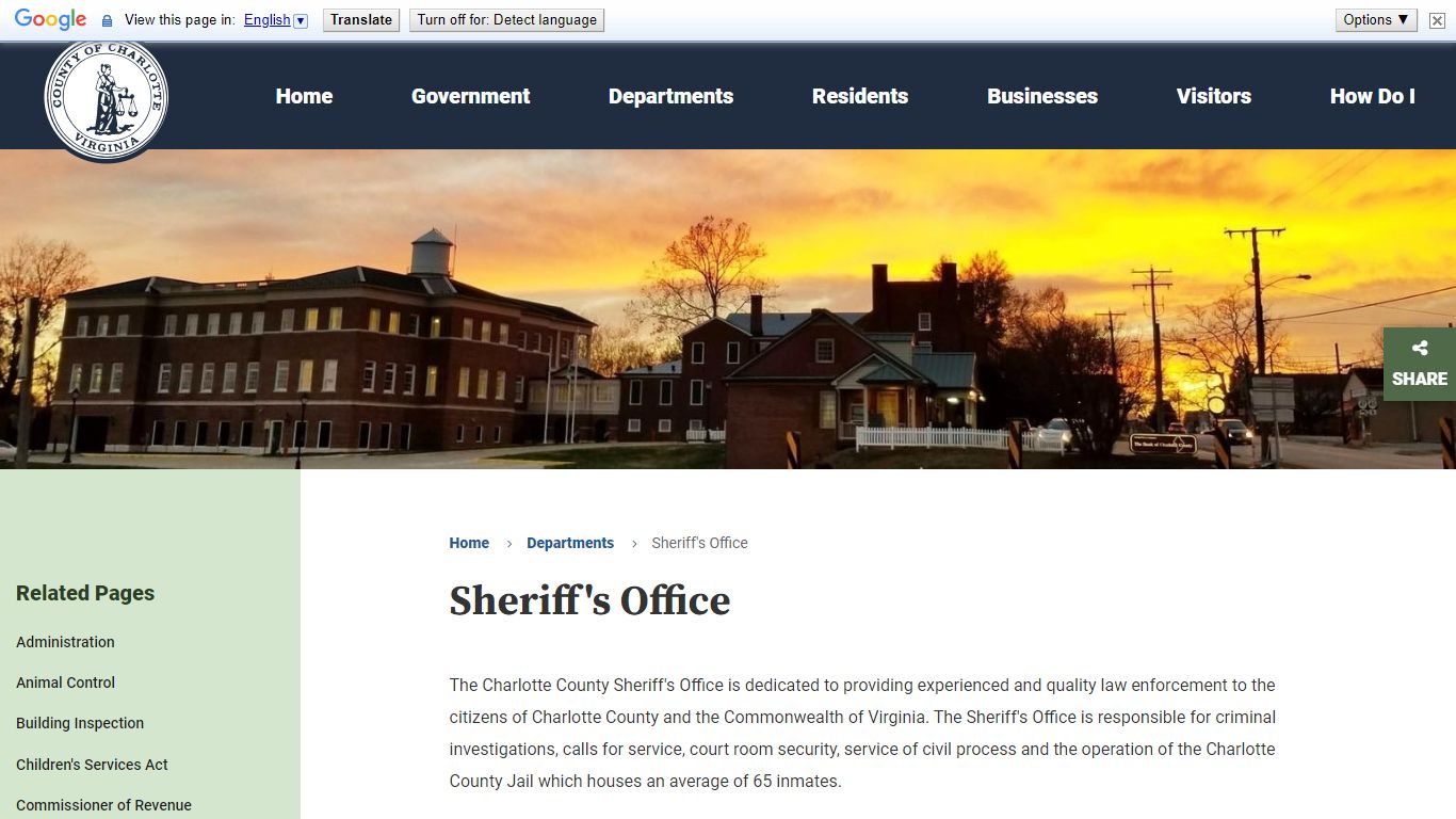 Sheriff's Office - charlottecountyva.gov