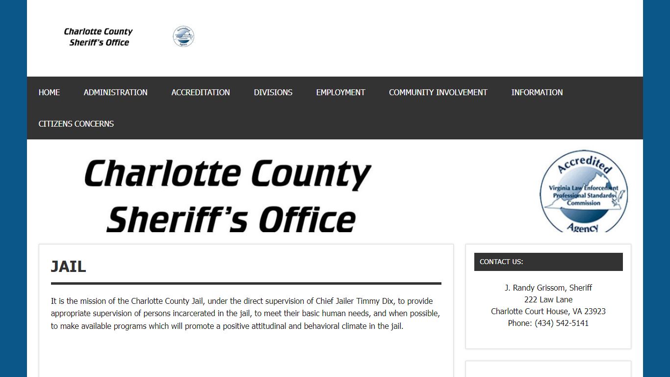 Jail | Charlotte County Sheriff's Office